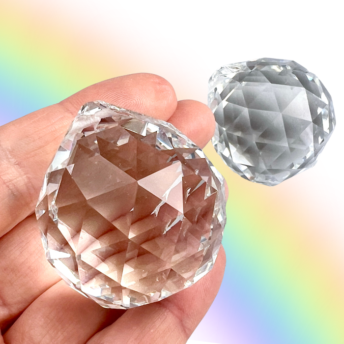 Feng Shui Crystal 4cm, Set of 3 pieces