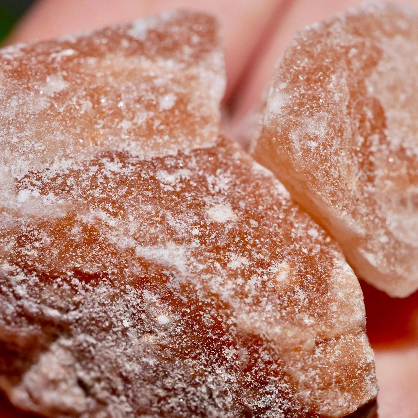 Salz Kristalle Makro | Rosa Oberfläche Detail | Pakistan Mineralien | Rohstein Struktur | Happy Minerals
