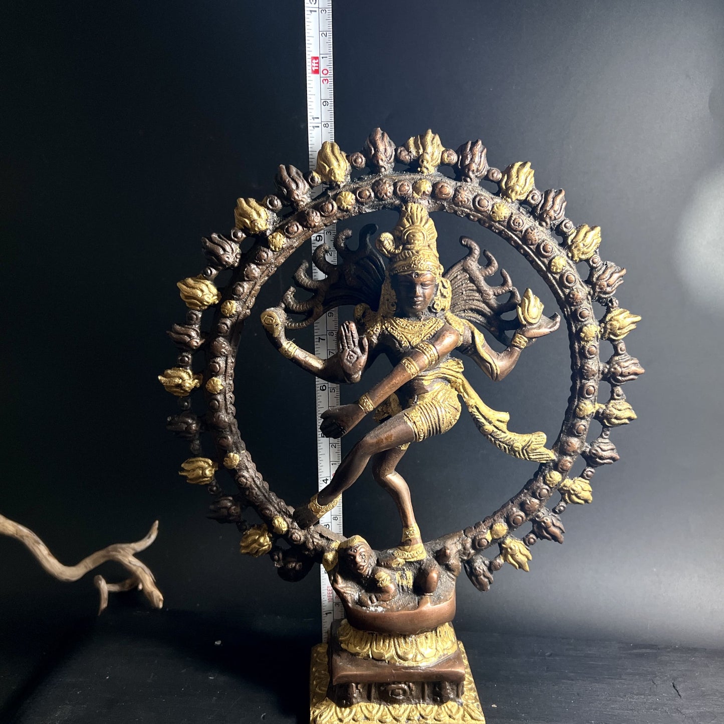 Indisches Kunsthandwerk Shiva Nataraja Statue | Happy Minerals