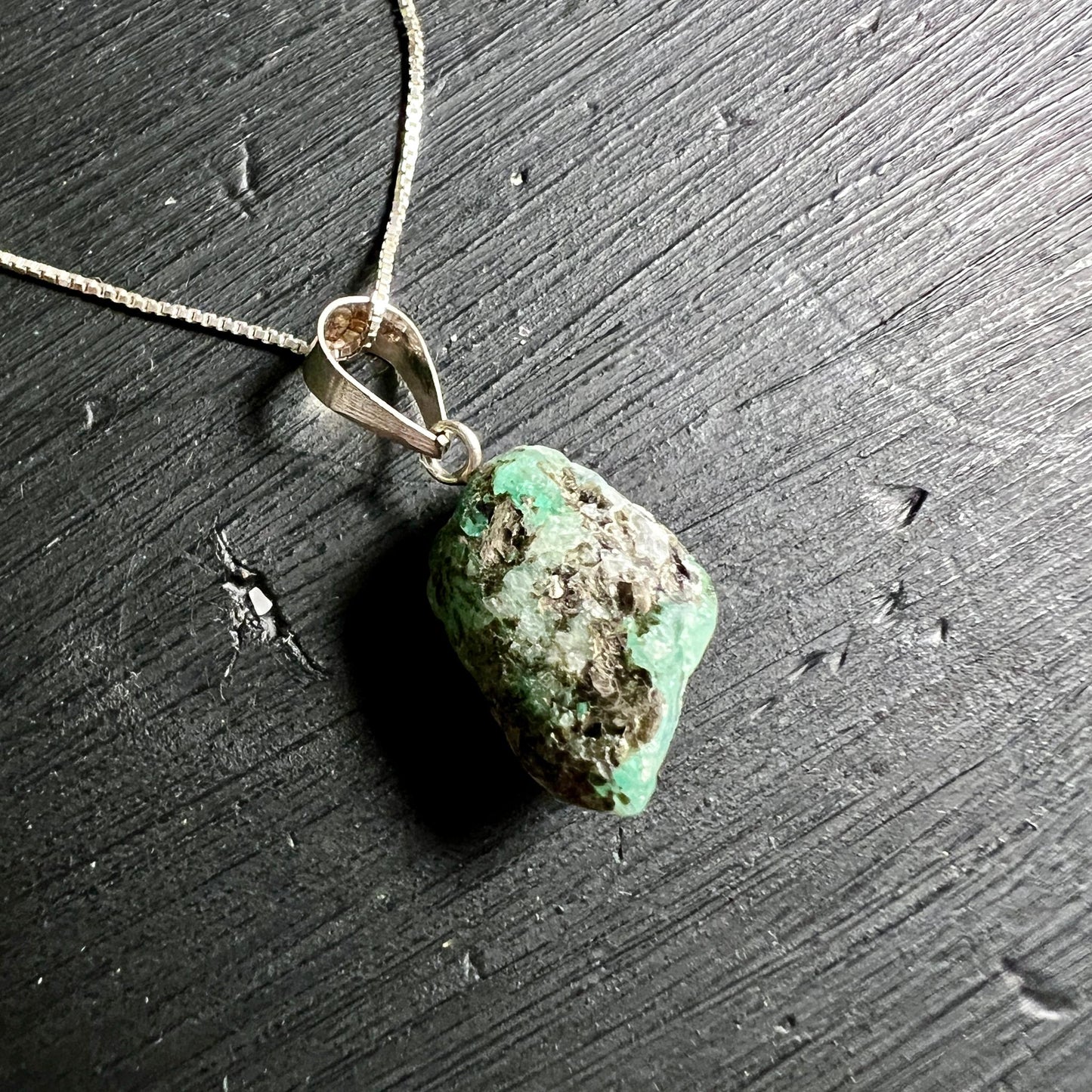 Brasilianischer Smaragd Anhaenger