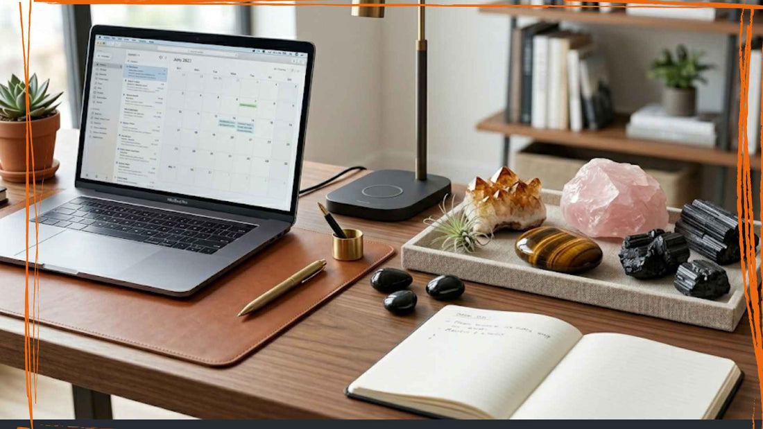 Kristalle fürs Büro – die 7 besten Steine für Schutz, Fokus und Erfolg