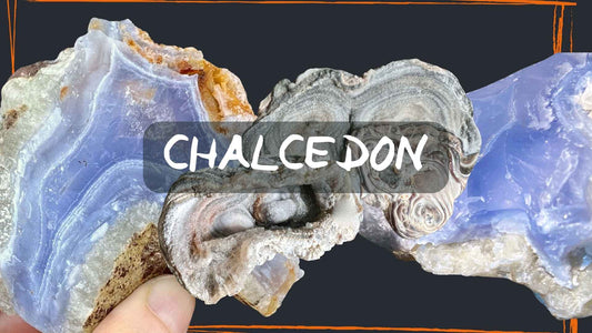 Chalcedon, blau und Chalcedon Rosette - Blogbeitrag | Happy Minerals