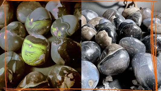 Vulkanachat Bedeutung und Wirkung – UV Mineral | Happy Minerals