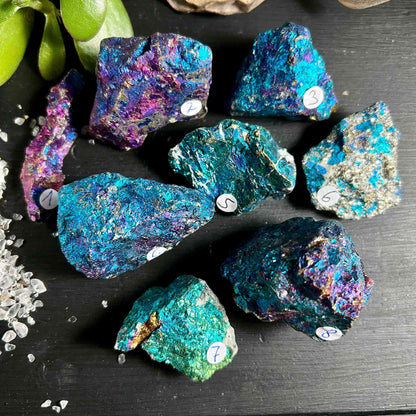 Rough Chalcopyrite Ore 50mm | Rainbow Shimmer for Transformation and Joie de Vivre