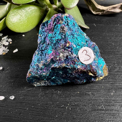 Rough Chalcopyrite Ore 50mm | Rainbow Shimmer for Transformation and Joie de Vivre