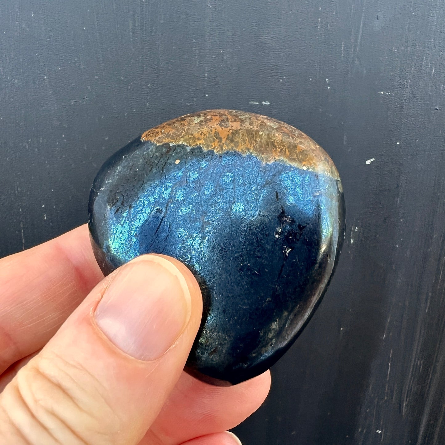 Covellin Handschmeichler aus Peru  | Happy Minerals