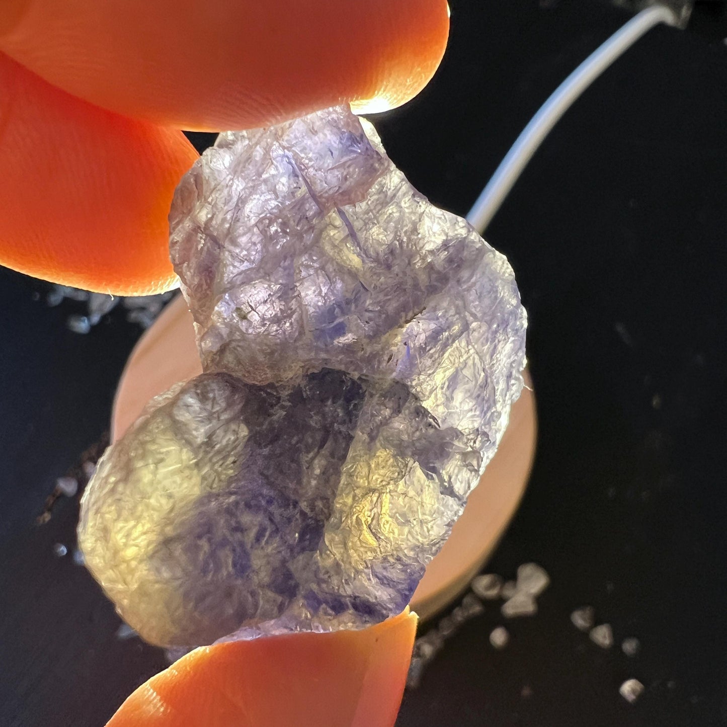 Iolith Rohstein 33mm | Wassersaphir | roher Cordierit | Happy Minerals