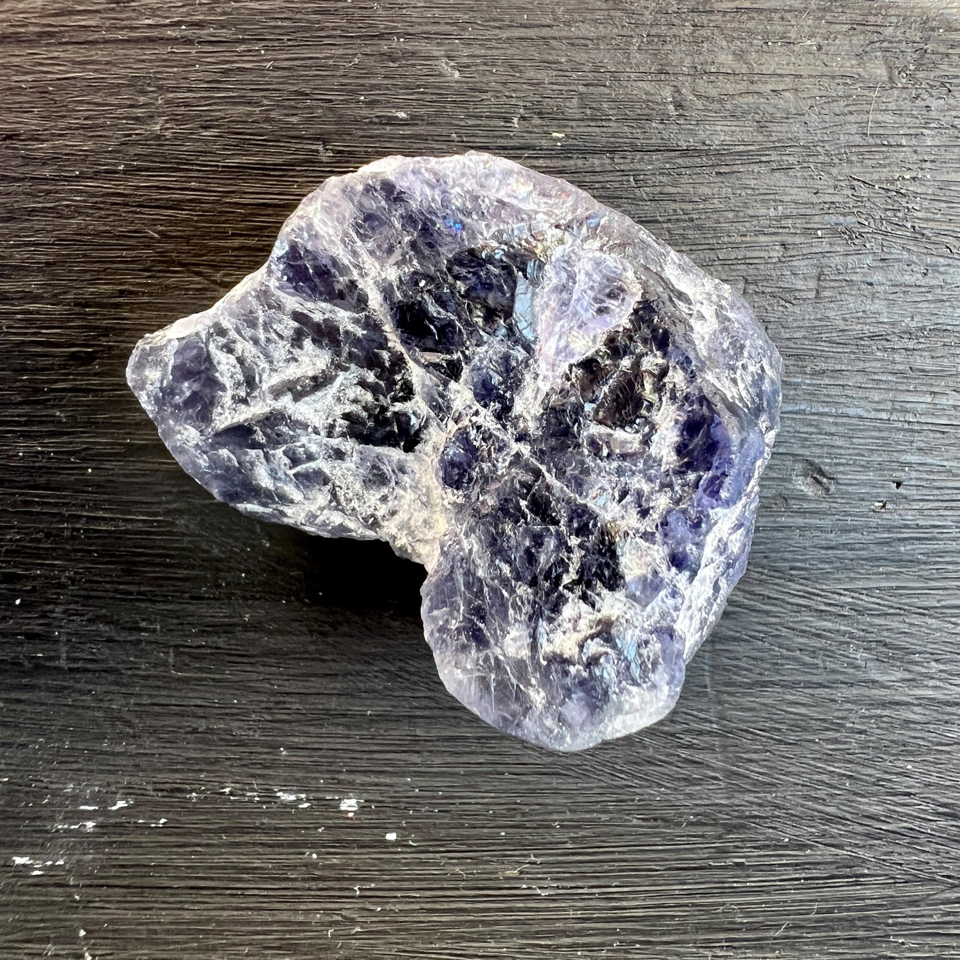 Iolith Rohstein 33mm | roher Cordierit kaufen | Happy Minerals