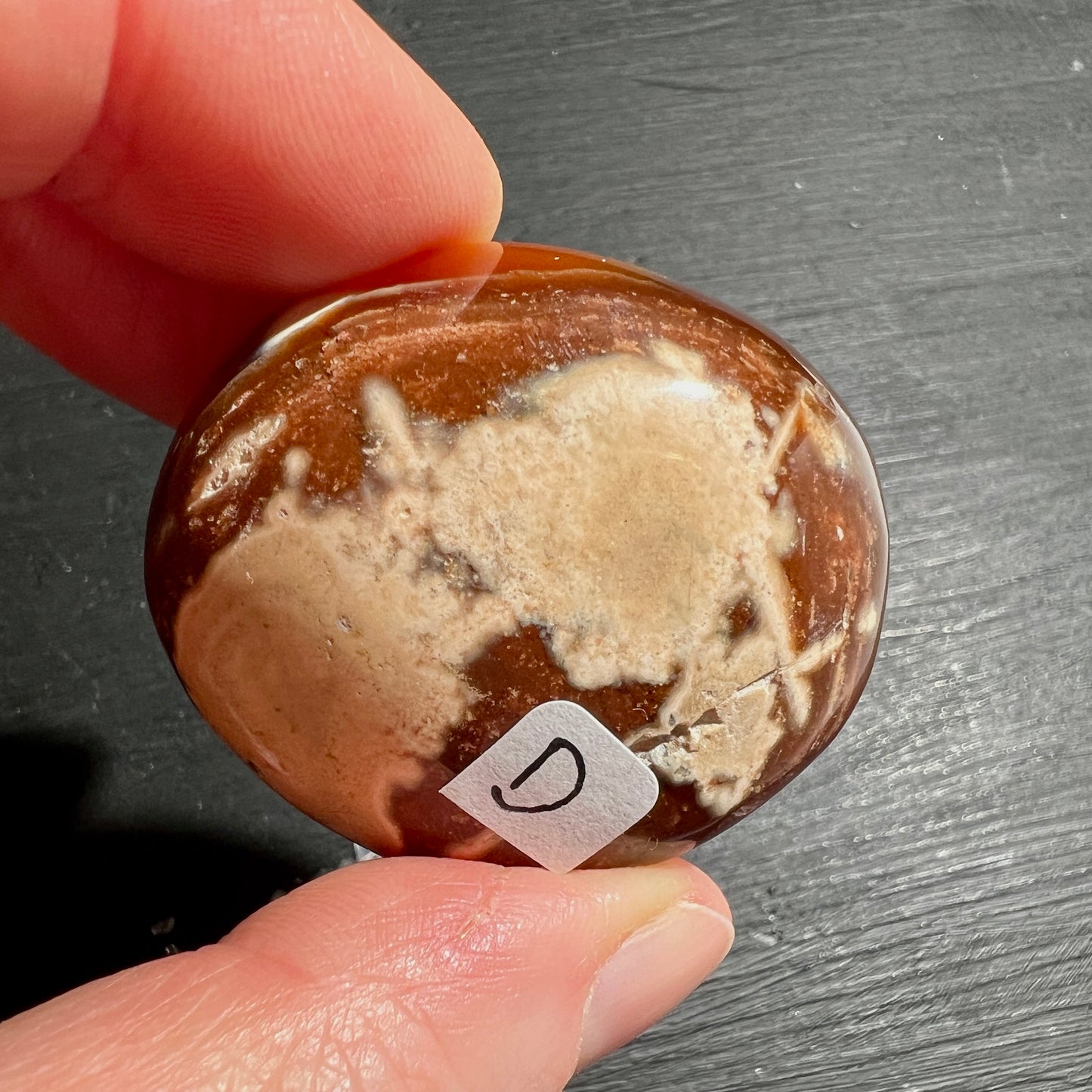Orange Karneol / Sardonyx aus Madagaskar – Sardonyx D |  Happy Minerals