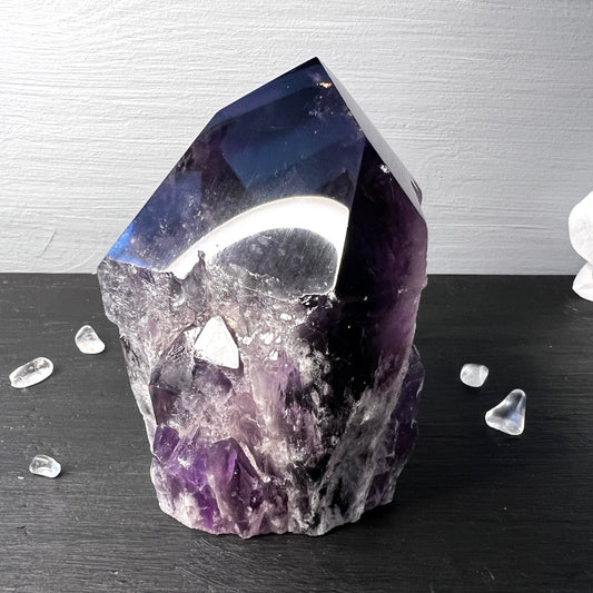 Phantom Amethyst, Bahia Amethyst mit Elestial | Happy Minerals