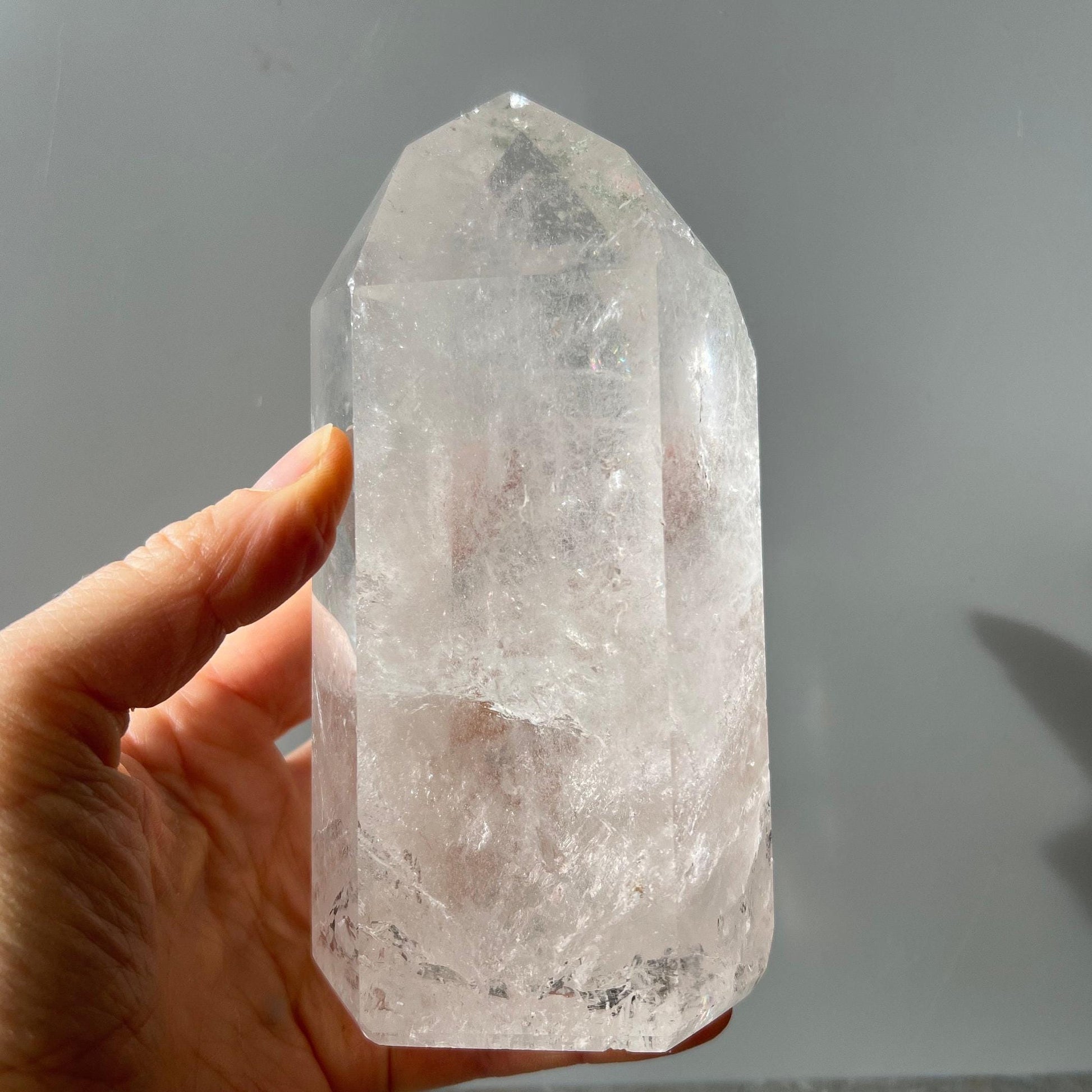 Schamanenquarz - Bergkristall Spitze | Happy Minerals