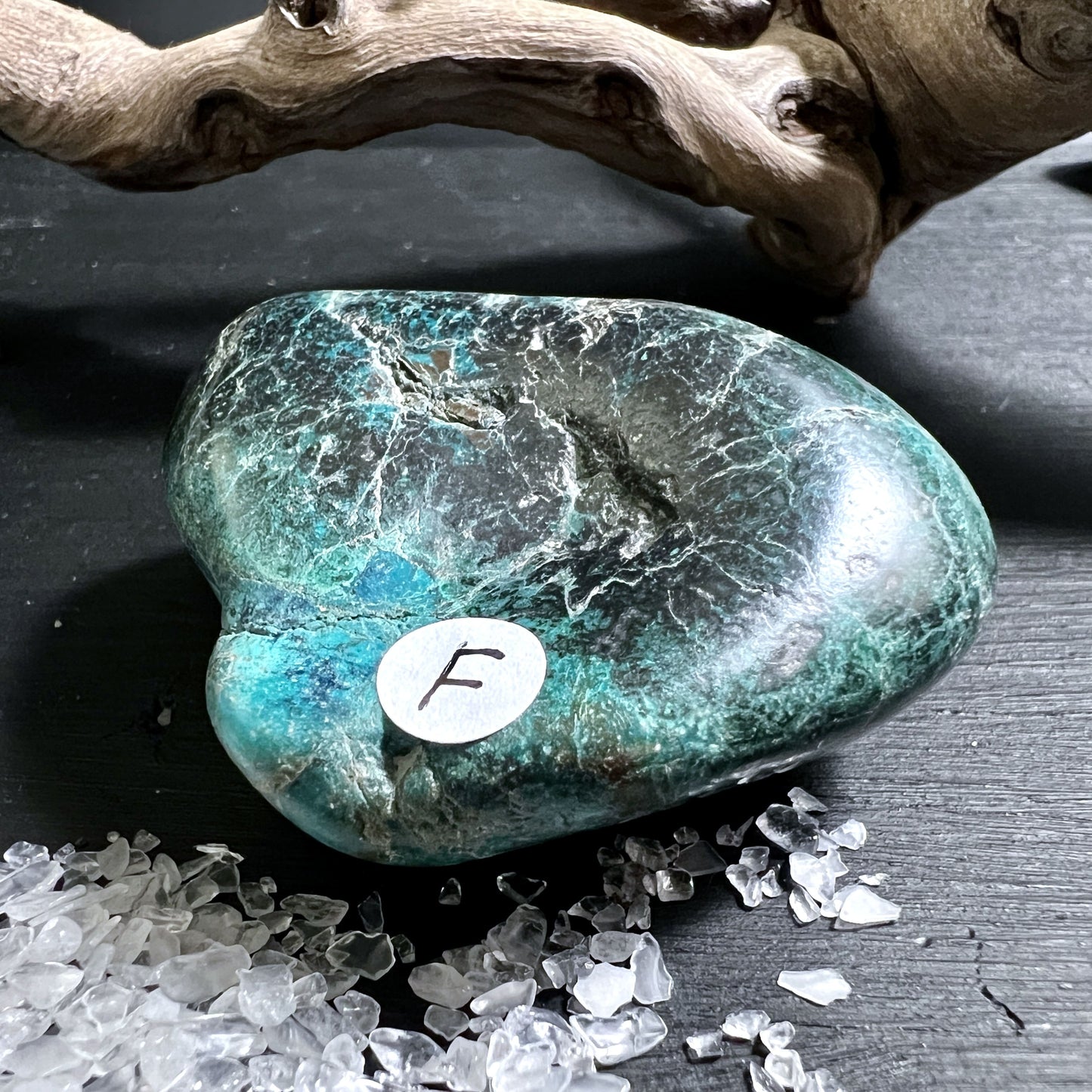 Shattuckit Handschmeichler aus Südafrika, "F" | Happy Minerals