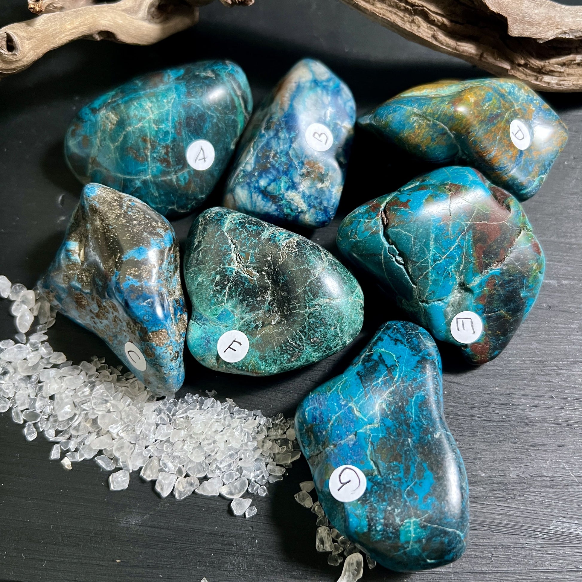 Shattuckit Handschmeichler aus Südafrika, Übersicht | Happy Minerals