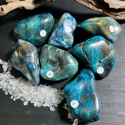 Shattuckit Handschmeichler aus Südafrika, Übersicht | Happy Minerals