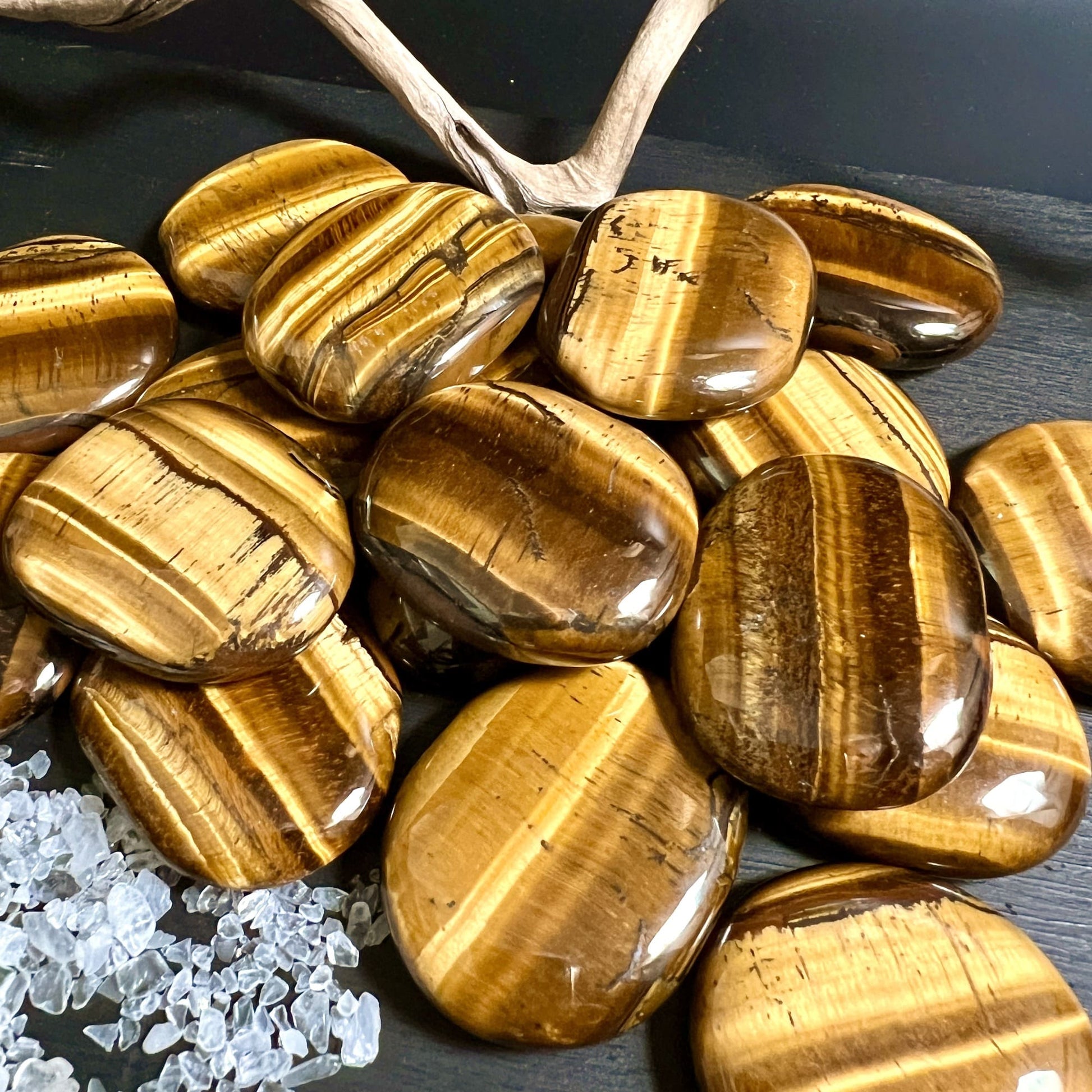 Tigerauge Handschmeichler AAA Qualität | Happy Minerals