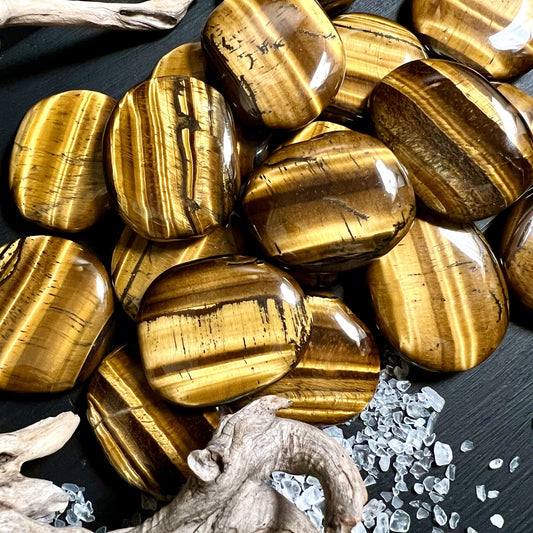 Tigerauge Handschmeichler aus Namibia | Happy Minerals