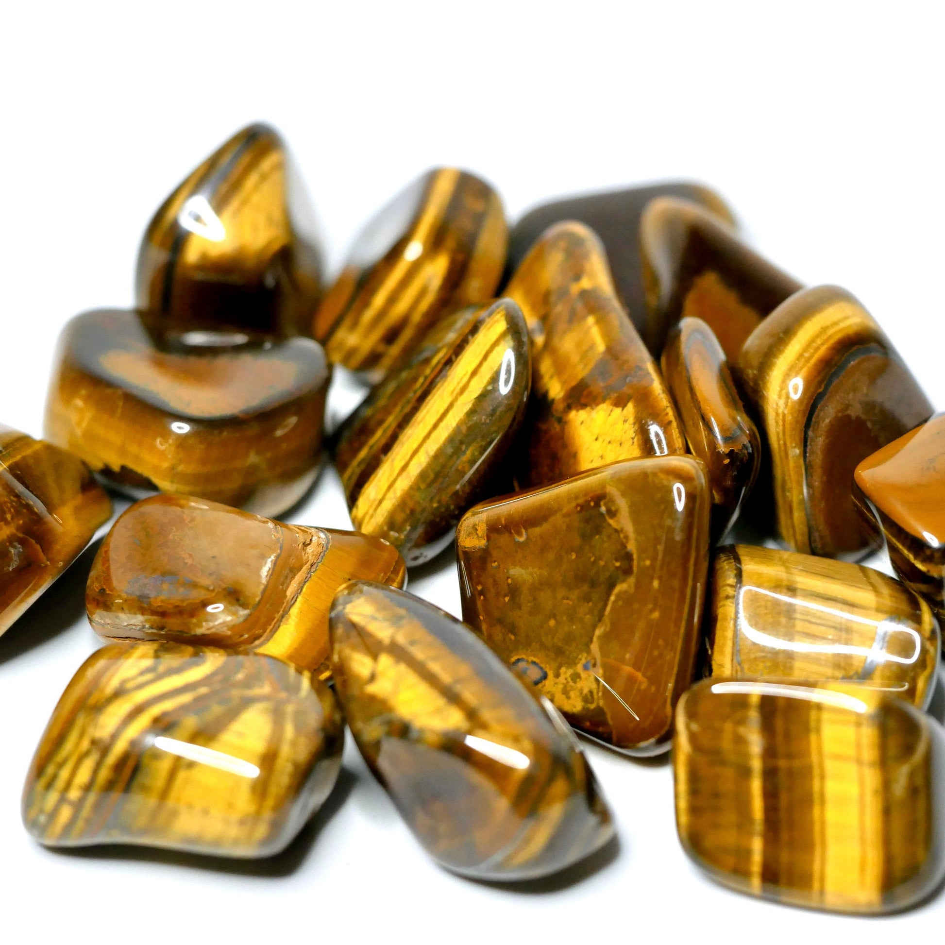 Tigerauge Trommelstein | Happy Minerals
