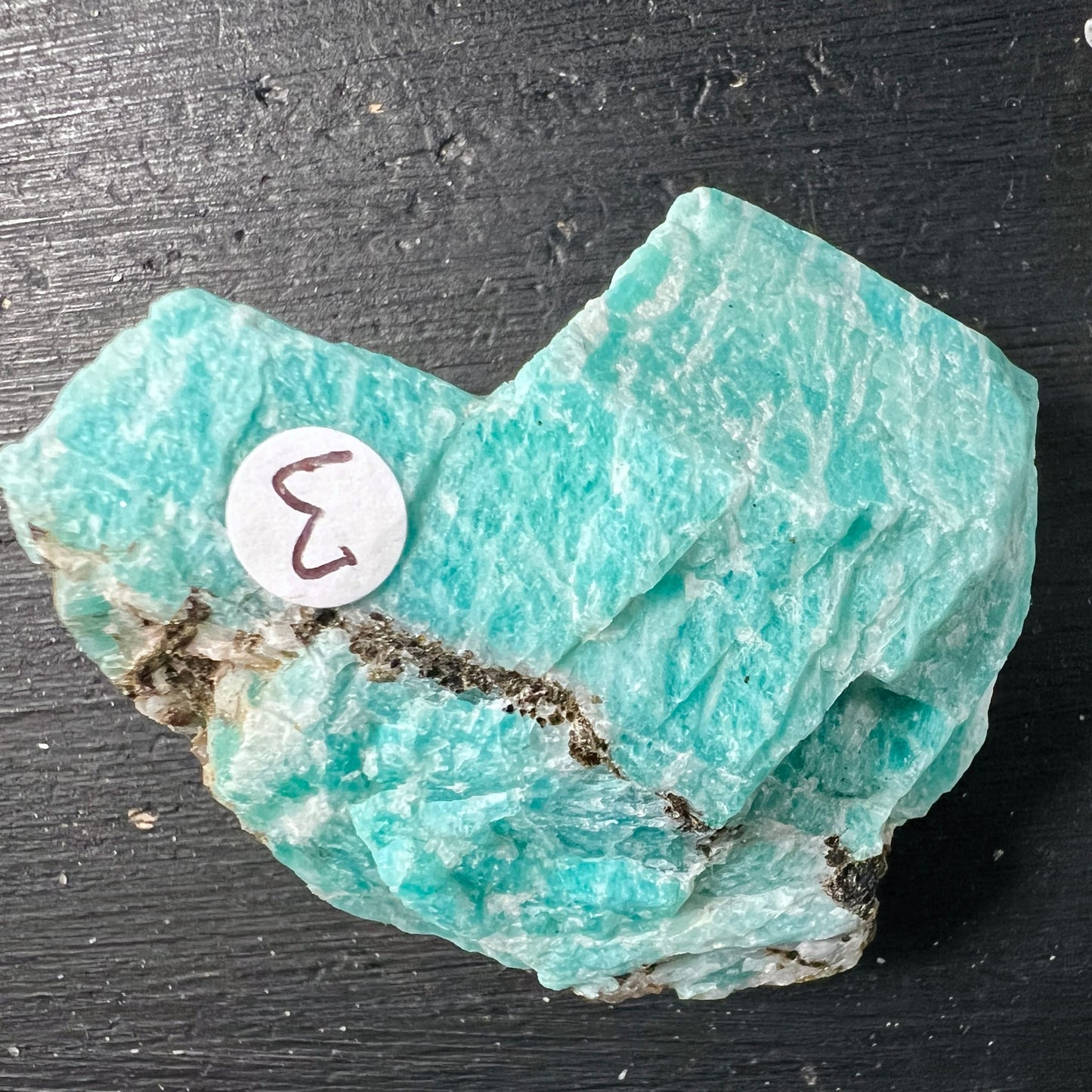 Amazonit mit Rauchquarz | Ansicht 14 | Happy Minerals
