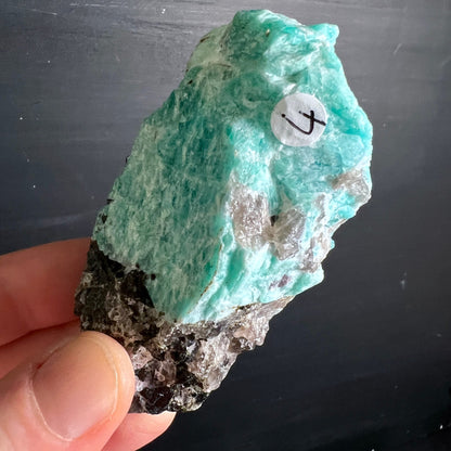 Amazonit mit Rauchquarz | Ansicht 19 | Happy Minerals