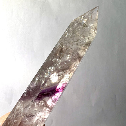Amethyst/Bergkristall phantomamethyst, geist-amethyst | Ansicht 12 | Happy Minerals