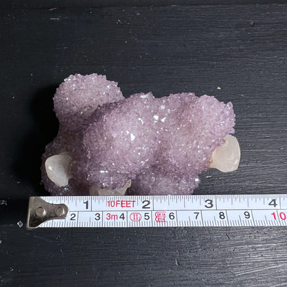 Amethyst | Calcit | Größenvergleich | Maßband | Lila | Südafrika | Sammlerstück | Happy Minerals