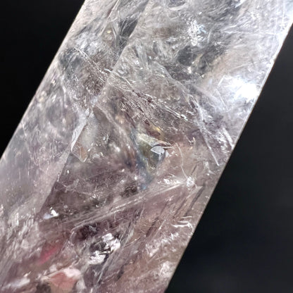 Amethyst Phantom | innere Strukturen | schleierartige Einschlüsse | Kristalltextur | Happy Minerals