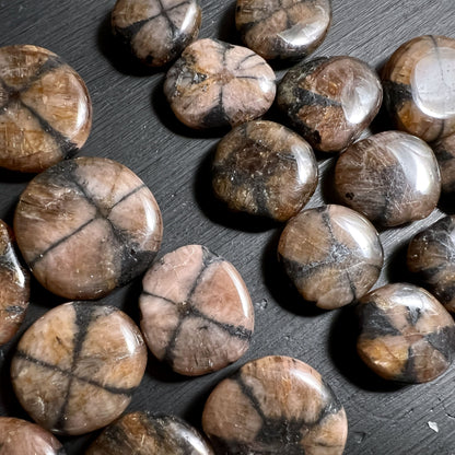Chiastolith Stein für Wurzelchakra und energetische Balance
 | Happy Minerals