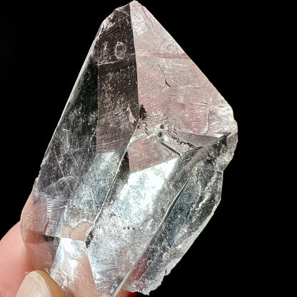 Bergkristall | Rohstein | Madagaskar | klar | Spitze | Lichtreflexion | Happy Minerals