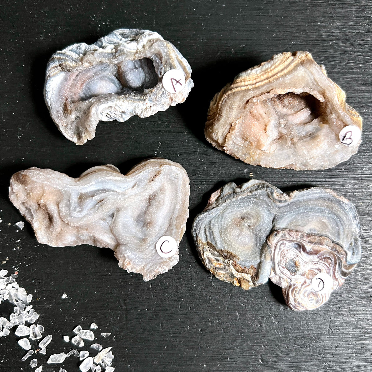 Chalcedon Rosette aus Brasilien, Rio Grande do Sul | Ansicht 11 | Happy Minerals
