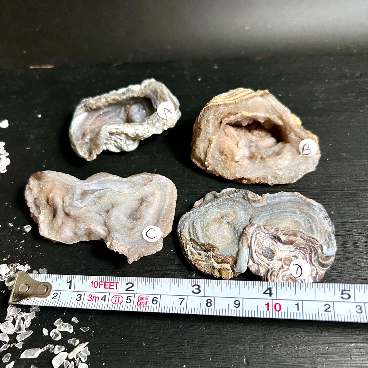 Chalcedon Rosette aus Brasilien, Rio Grande do Sul | Ansicht 12 | Happy Minerals