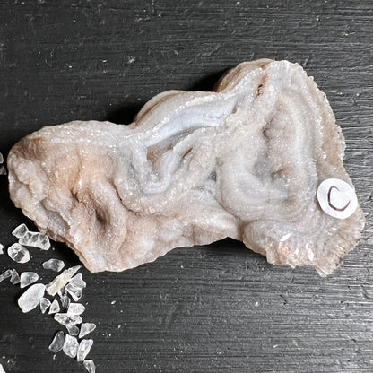 Chalcedon Rosette aus Brasilien, Rio Grande do Sul | Ansicht 5 | Happy Minerals