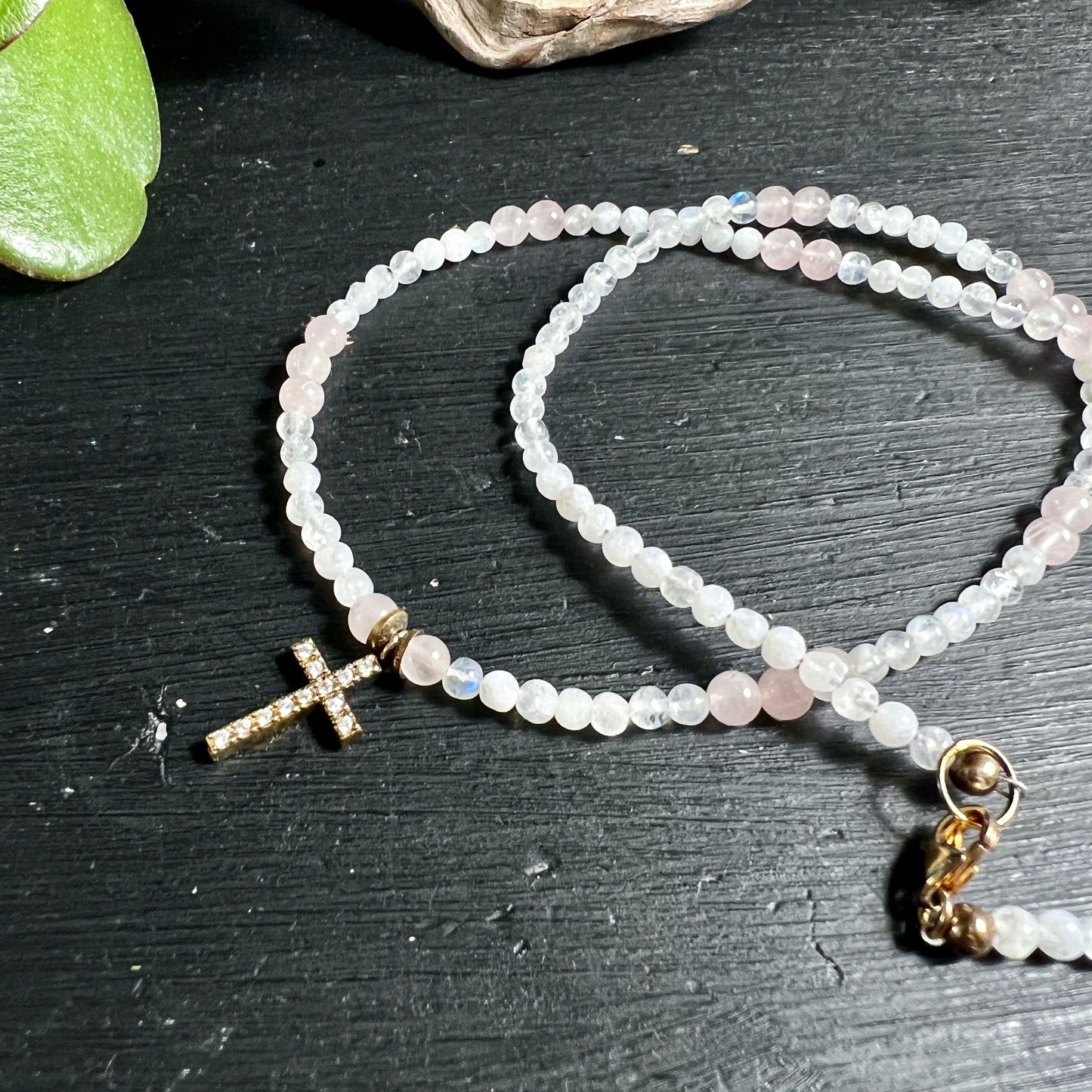 Handgefertigte Perlenkette | 3mm 4mm Edelsteine | natürliche Farbnuancen | Happy Minerals