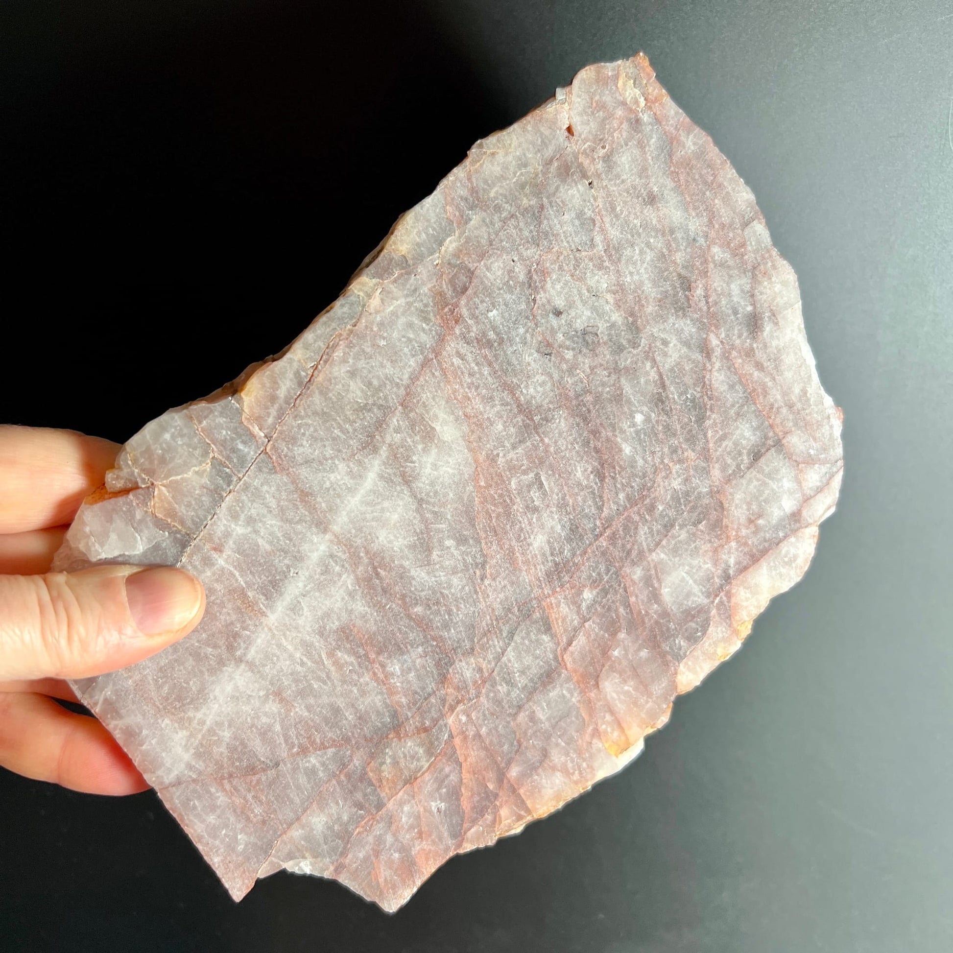 hematoid quarz, feuerquarz | Ansicht 16 | Happy Minerals