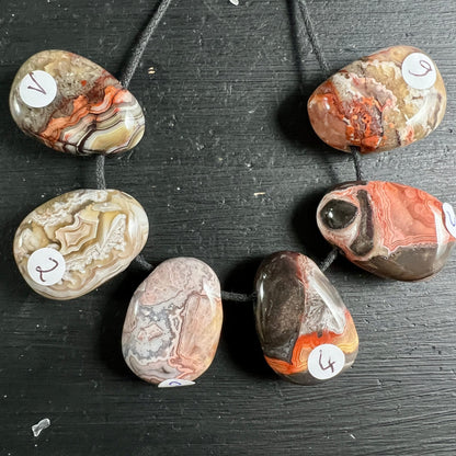 Crazy Lace Agate Pendant 30mm | Joy and Inner Strength