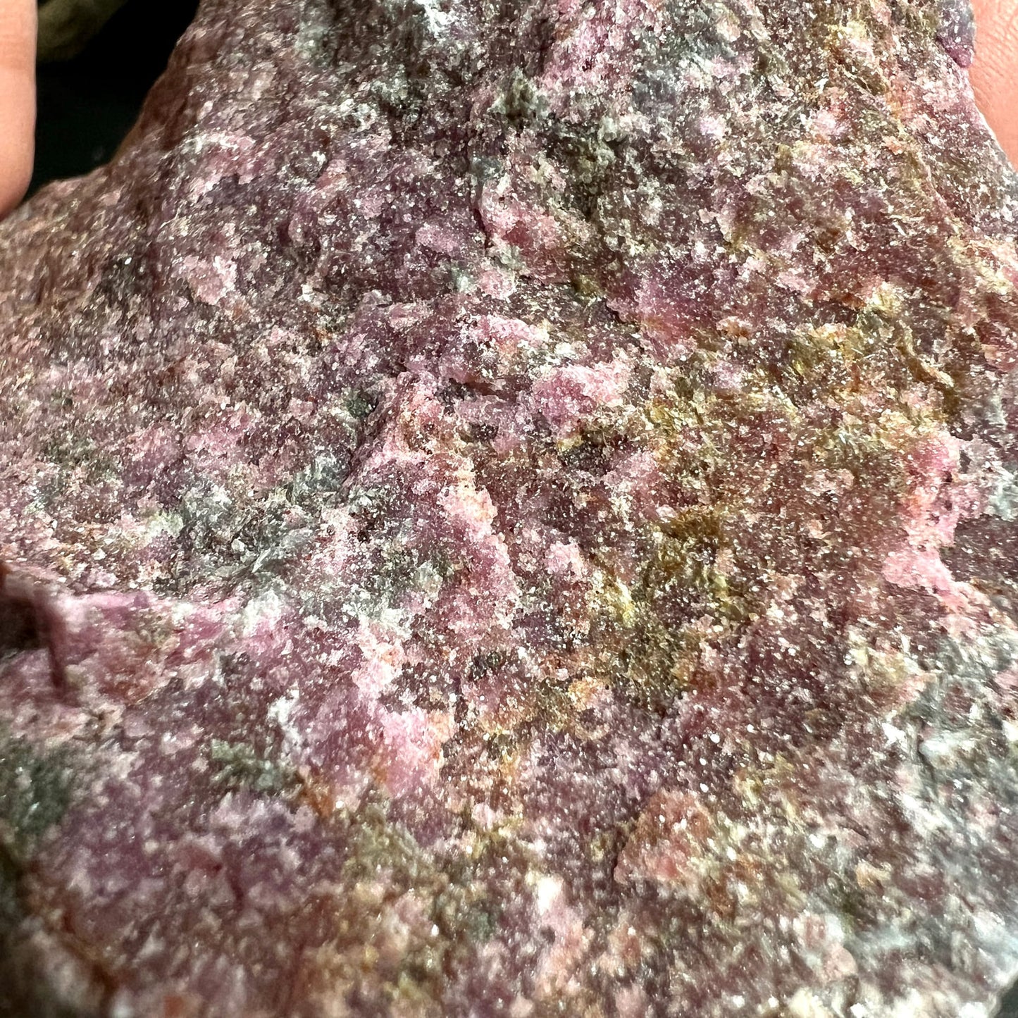 Ruby with Kyanite Raw Stone 545g | UV-reactive | Life energy and decision-making aid