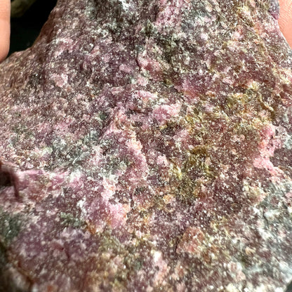 Ruby with Kyanite Raw Stone 545g | UV-reactive | Life energy and decision-making aid