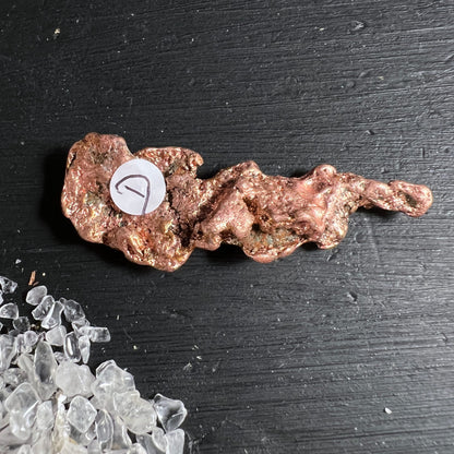 Kupfer, gediegenes Kupfer, Natives Kupfer, Kupfer-Nugget | Ansicht 11 | Happy Minerals