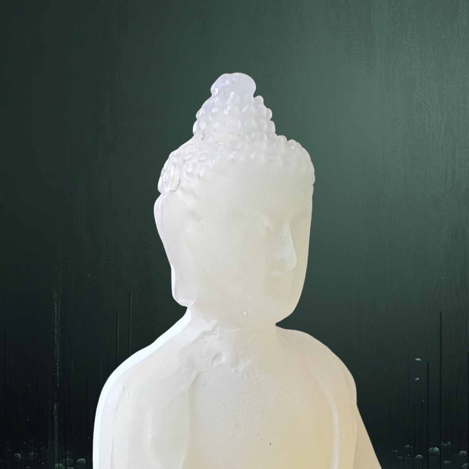 Medizin Buddha Gesicht Nahaufnahme friedlicher Ausdruck