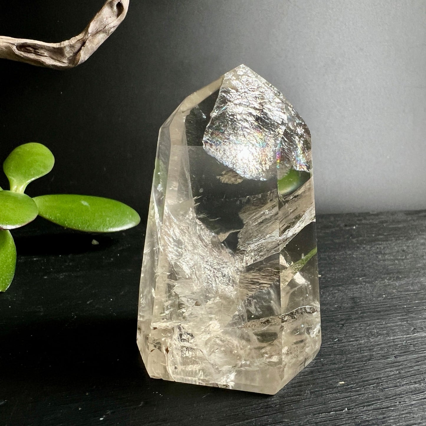 Naturcitrin Kristall | schillernde Oberfläche | goldene Nuancen | Brasilien Edelstein | Happy Minerals