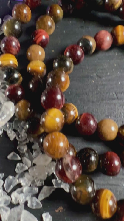 Tigerauge Armband mit Falkenauge und Bull´s Eye Varianten | Happy Minerals