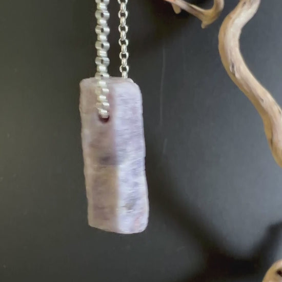 Saphir Doppelender mit natürlichen Kristallspitzen