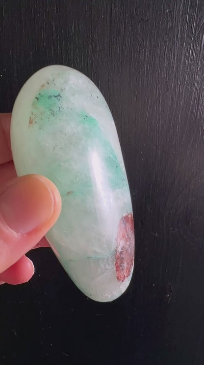 Quantum Quattro Palm Stone 80mm | Millennium Stone from Peru | Cosmic Transformation
