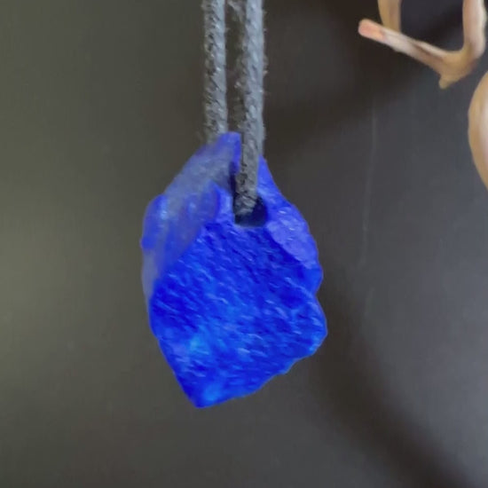 Blauer Lapislazuli Anhänger, AAA Qualität | Happy Minerals