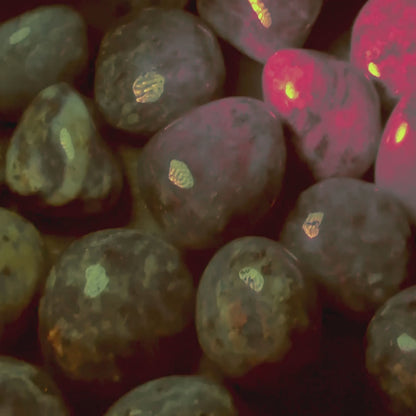 Fluoreszierender Sodalith Stein für Meditation und Drittes Auge Chakra | Happy Minerals