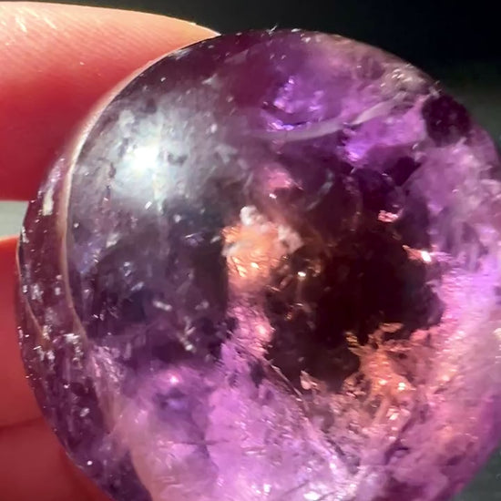 Ametrin Kugel 33mm | Lila-Gold für Kreativität und innere Balance Video | Happy Minerals