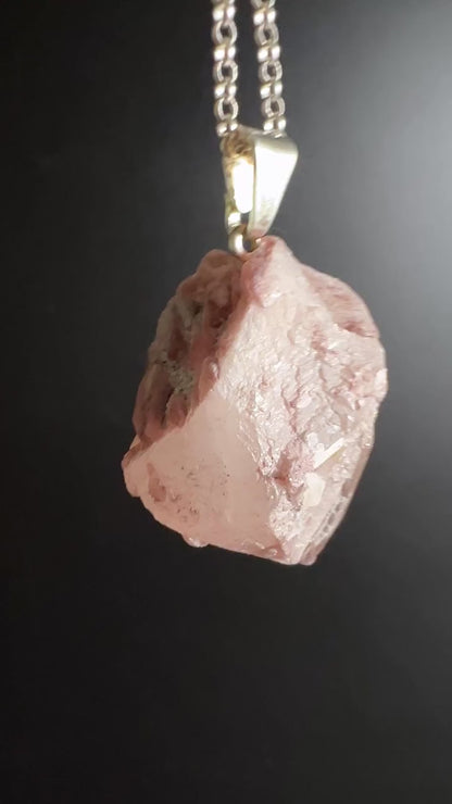 Lithiumquarz Anhänger Doppelender 64x9mm | Ruhe und Balance | Brasilien Unikat Video | Happy Minerals