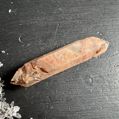 Rutilquarz Doppelender | orange-roter Schimmer | Unikat | Madagaskar | Happy Minerals