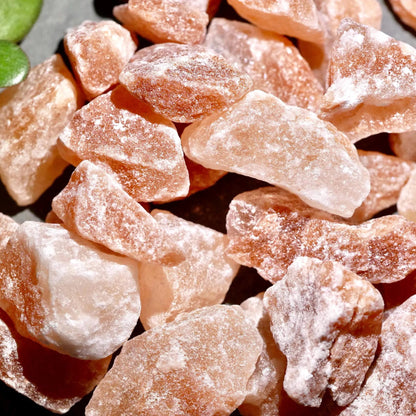 Natürliche Salz Rohsteine | Rosa Brocken | Pakistan Kristalle | Mineralien Sammlung | Happy Minerals