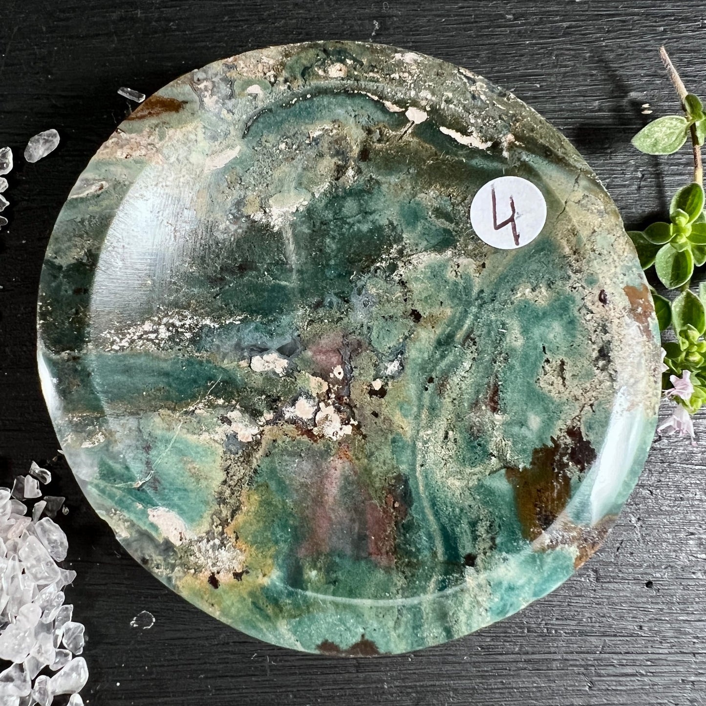 Sea Jasper, Orbicular Jaspis, Chalcedon Jaspis | Ansicht 12 | Happy Minerals