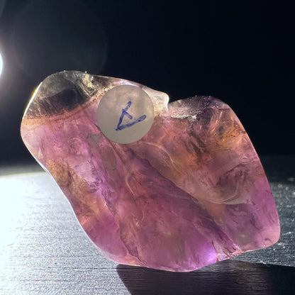 Super Seven Melody Stone Variante B | rosa-goldene Lichtreflexe | durchscheinend | Happy Minerals